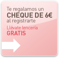 Te regalamos un cheque de 6 € al registrarte Te regalamos un cheque de 6 € al registrarte