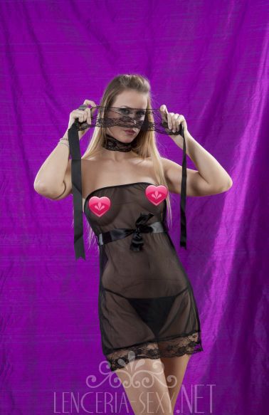 Babydoll palabra de honor de microtul Babydoll palabra de honor de microtul