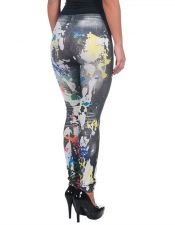 Leggins estampados en color negro