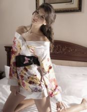 Batas sexys en color blanco