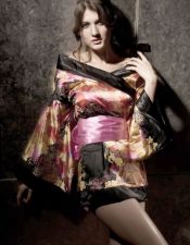 Batas sexys en color fucsia